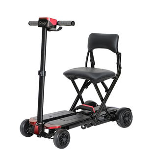 斯途康solax3131老人防摔倒迷你旅游代步车轻便可折叠四轮电动车