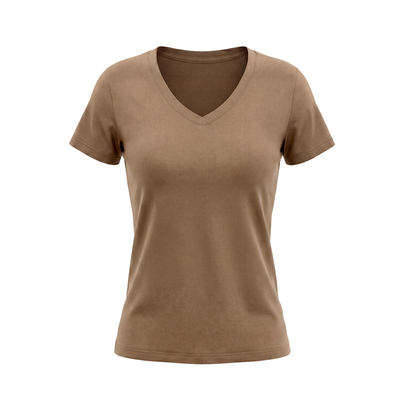 Ames【修身V领正肩短袖】