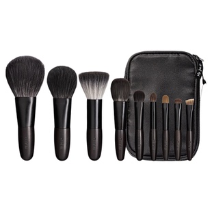 白凤堂便携化妆刷乌木套装眼影刷腮红刷唇刷遮瑕刷散粉刷旅行装