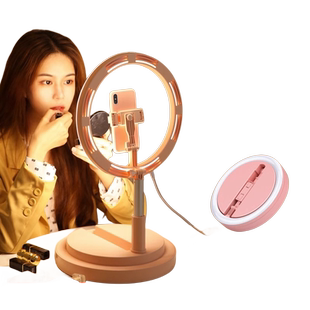 网红直播环形补光灯主播美颜嫩肤瘦脸高清大光圈拍抖音神器套装美光灯摄影灯光拍摄自拍手机支架拍照打光专用