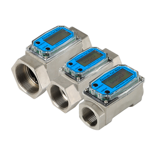 涡轮流量计数显柴汽油甲醇化学水液体不锈钢电子铝合金流量计量表