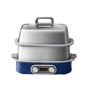 摩飞极速电蒸锅全自动预约蒸汽锅家用小型隔水蒸炖锅多功能蒸煮锅