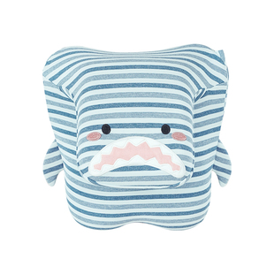 乐瓜新款条纹午休枕成人办公室好物环抱式可爱睡枕便携睡觉神器