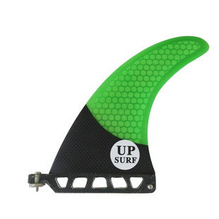 UPSURF冲浪板配件尾舵single fin玻纤单支鱼鳍7英寸冲浪蜂窝尾鳍