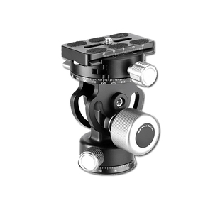 leofoto徕图VH-20分度盘全景夹座二维云台适合独脚架长焦视频拍摄