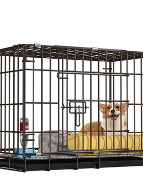 狗笼中小型犬带厕所！热销推荐！