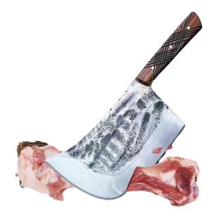 斩骨头专用刀砍骨头专用刀手工锻打砍骨刀剁骨刀厨师用斩骨刀锋利