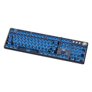 狼蛛F2088PRO有线机械键盘青茶轴透明游戏电竞办公108键台式电脑