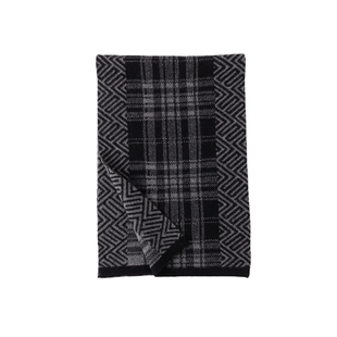 上海故事2025年秋冬新款山羊绒围巾加厚保暖御寒男围脖送长辈礼盒