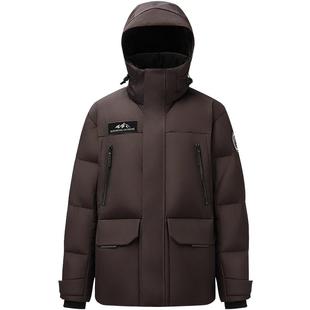 波司登2025新款羽绒服女款蓄热保暖工装极寒连帽户外高蓬90鹅绒