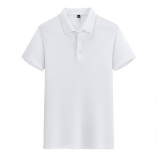 Polo衫定制短袖广告文化衫diy班服工作纯棉衣服t恤印字图logo南宁