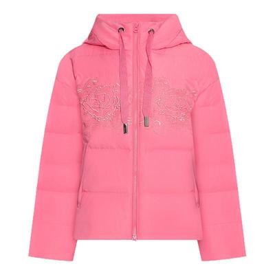 【90鹅绒】GEGINA女装粉色短款羽绒服保暖抗风减龄短外套商场同款