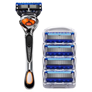 德国品质五层刀片脱毛剃须刀手动刀头 男刮胡刀通用正品锋5速刀架