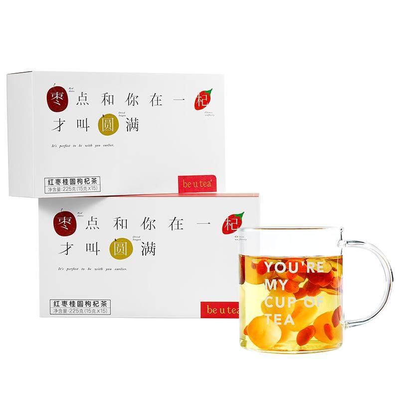 beutea姜枣茶三伏天红枣桂圆枸杞茶养生茶大枣枸杞干龙眼茶女泡水