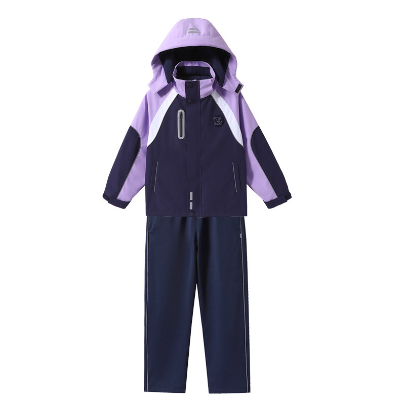 沈阳冬季小学生校服冲锋衣三合一