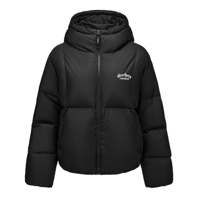 Skechers斯凯奇女士秋冬宽松保暖连帽蓬松羽绒服L425W020/0018