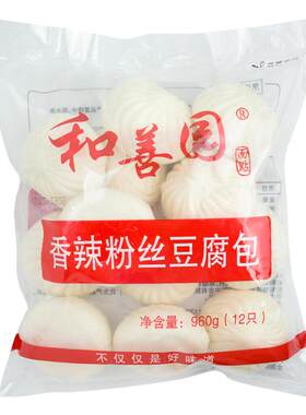和善园香辣粉丝豆腐大包松软爽口