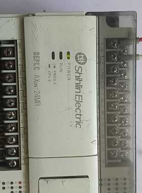 士林PLC AXON-24MR，无修功能好，通电见图，细议价
