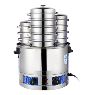 蒸包炉蒸包子机商用小型蒸箱全自动蒸汽炉小笼包蒸锅馒头电蒸包柜