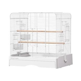 布卡星50星赏不锈钢鸟笼横丝大号虎皮玄凤鹦鹉笼豪华别墅专用笼子