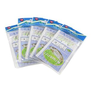 六顺鱼皮丸世仿生串钩抛竿黄辣丁翘嘴白条双浪鱼皮嘎鱼钓组HS-062