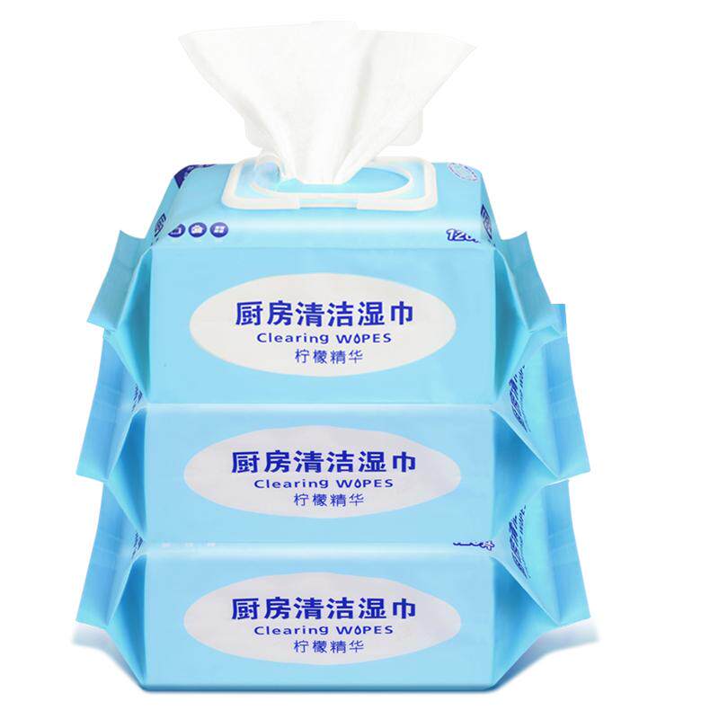 厨房湿巾吸油烟机清洁