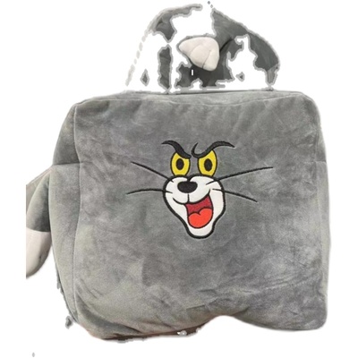 猫和老鼠靠枕空调毯毛毯抱枕