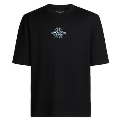 【重磅棉/凉感/防晒】Mangano曼加龙 夏季25新款短袖纯棉圆领T恤