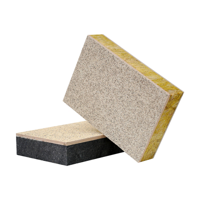 外墙保温装饰一体板防水防火真石漆岩棉板挤塑聚苯陶瓷装饰一体板