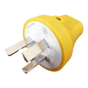 5个装公牛插头三3脚电线接线家用三角电源三孔10S2摔不烂三项10A