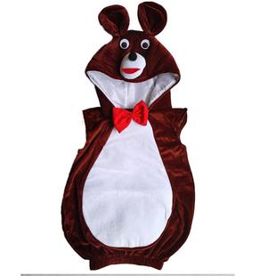 幼儿园演出服恐龙连体老虎表演卡通cos兔子角色扮演儿童动物服装