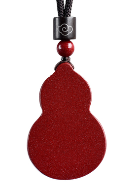 保真朱砂小葫芦项链女吊坠