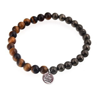 lifeholic小众设计TPW虎眼多宝925银牌手链潮男情侣款ins情人礼物