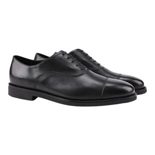【增高3CM】三接头手工牛津鞋商务正装皮鞋男士黑色牛皮结婚新郎