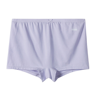 舒雅女童莫代尔内裤新款椰油润肤舒适底裤女孩纯色平角短裤