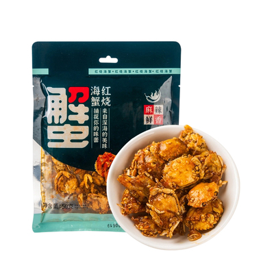 日销1000+香辣蟹开袋即食鲜酥