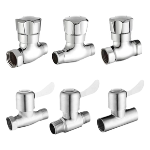 直通阀4分内外丝自来水管开关全铜热水器马桶止水阀内丝三角阀门