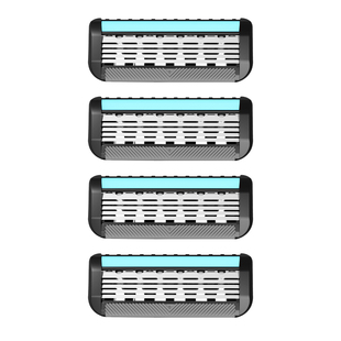 德国精工五层手动剃须刀刮胡刀手动胡子胡须刀片仅刀头