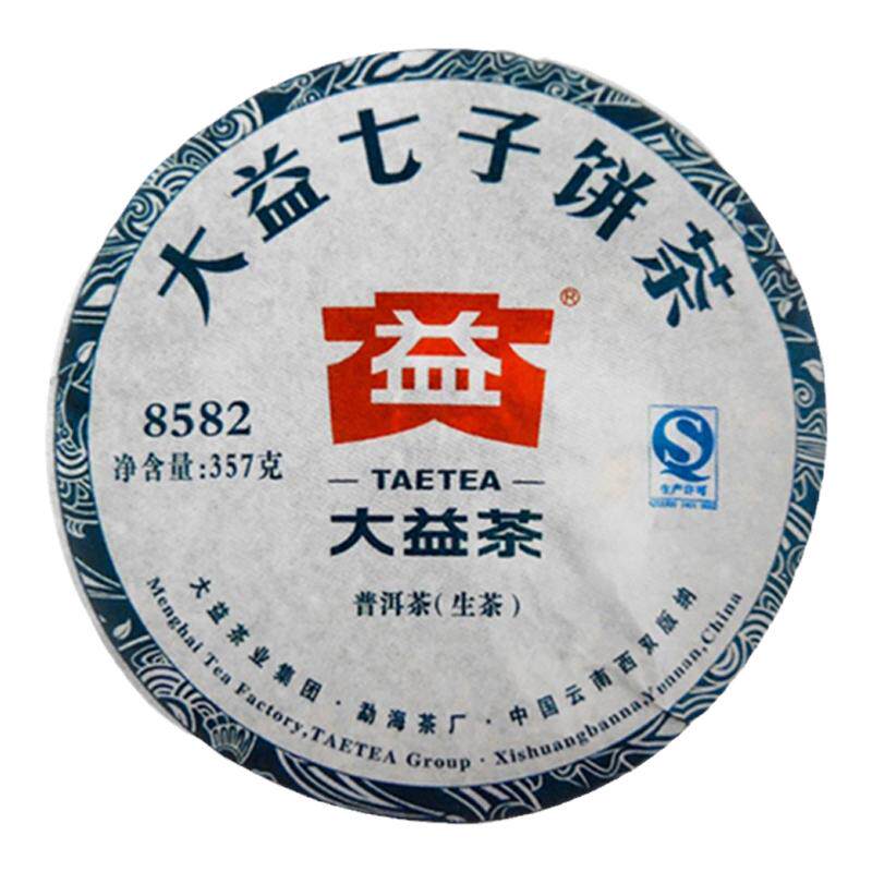 大益普洱生茶2016年8582生茶批次随机357g云南勐海茶厂经典老五样