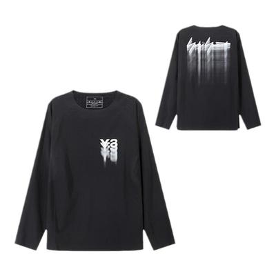 Y-3LOGO胶印长袖T恤轻薄