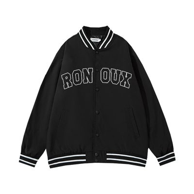 HIPHOP潮牌美式棒球服外套男女春秋学院风宽松休闲情侣飞行员夹克