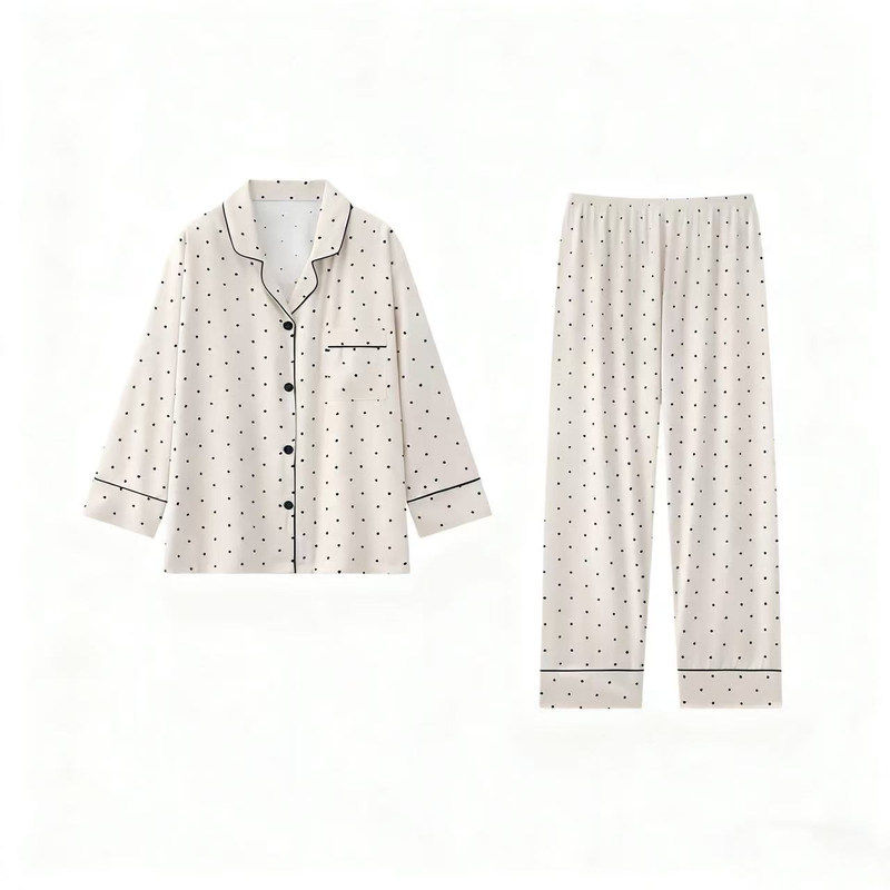【真丝】睡衣女秋季长袖家居服