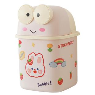 桌面垃圾桶可爱小号小垃圾袋迷你家用儿童书桌卧室床头柜桌子上的