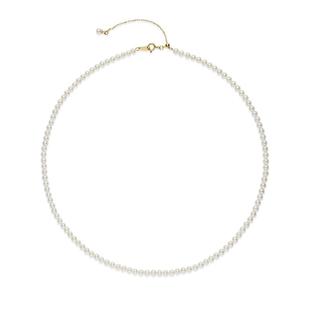 【新年礼物】京润初妙小米珠项链3.0-4.0mm圆形baby珠锁骨链百搭D