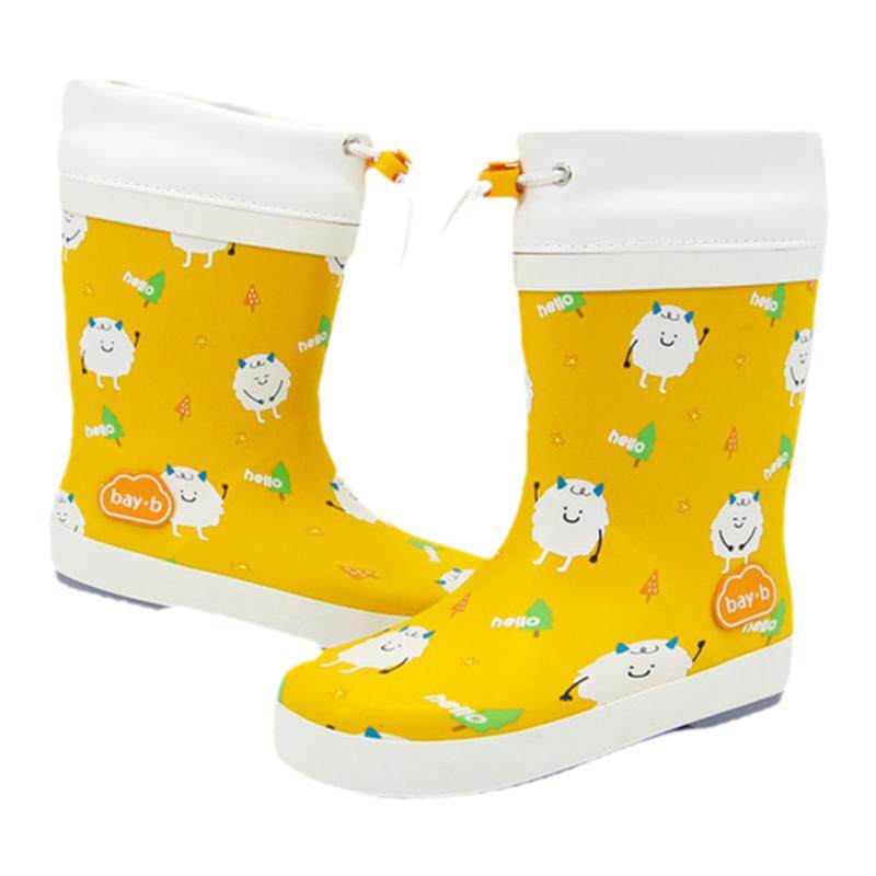 bayb中筒韩版儿童防滑防水雨鞋