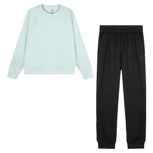 安踏运动套装女春季新款卫衣卫裤减龄时尚中老年妈妈装休闲两件套