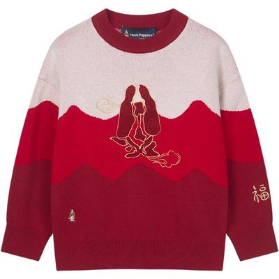 暇步士儿童针织衫中大童休闲线衣