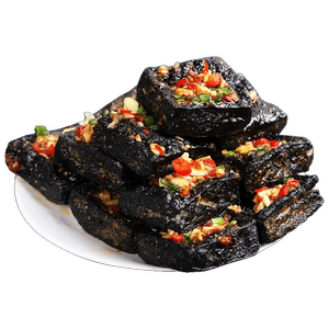 酷唷长沙臭豆腐生胚湖南黑色油炸