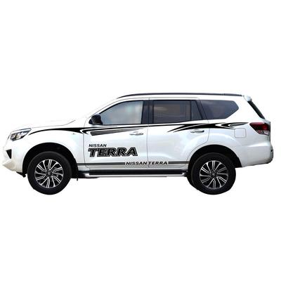 日产途达个性改装贴纸车身彩条