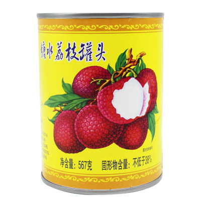 金君牌糖水荔枝罐头567g